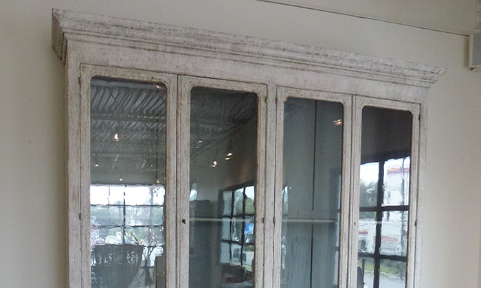 AREA-Houston Antiques & Furniture - 19th C. French Pharmacy Cabinet AREA-Houston Antiques & Furniture - 19th c. French Pharmacy cabinet with antique glass - AREA-Houston Antiques & Furniture - 19th C. French Pharmacy Cabinet