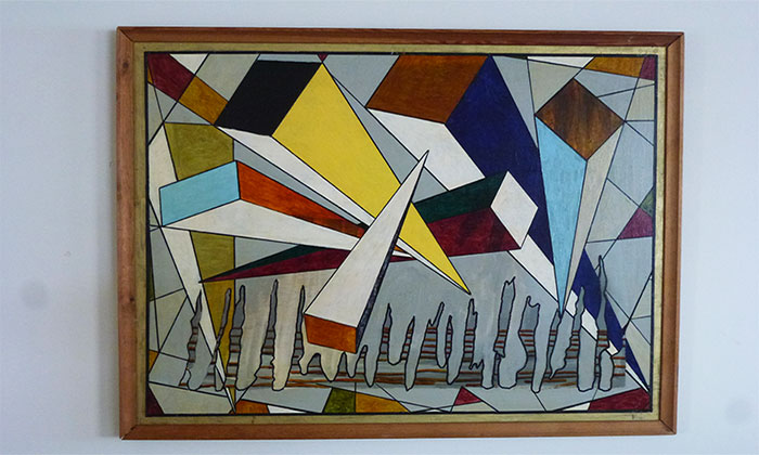 1960s French Modernist painting