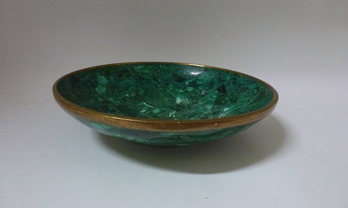 Malachite Bowl 6.5"