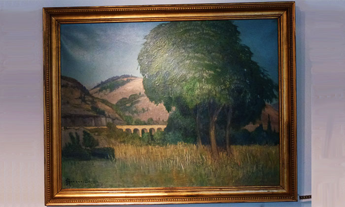 1930's French Provance landscape painting