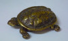 vintage brass turtle