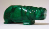 Vintage Malachite Hippo