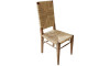Teak and Seagrass Chair